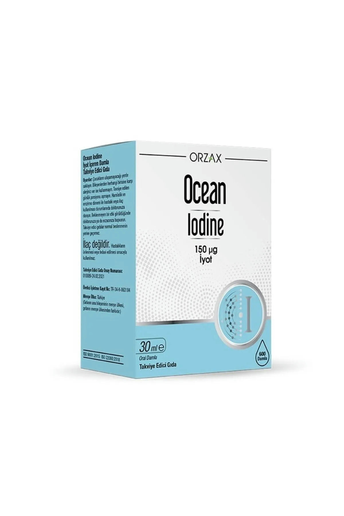 OCEAN IODINE ORAL DAMLA 150 mcg 30 ml şişe
