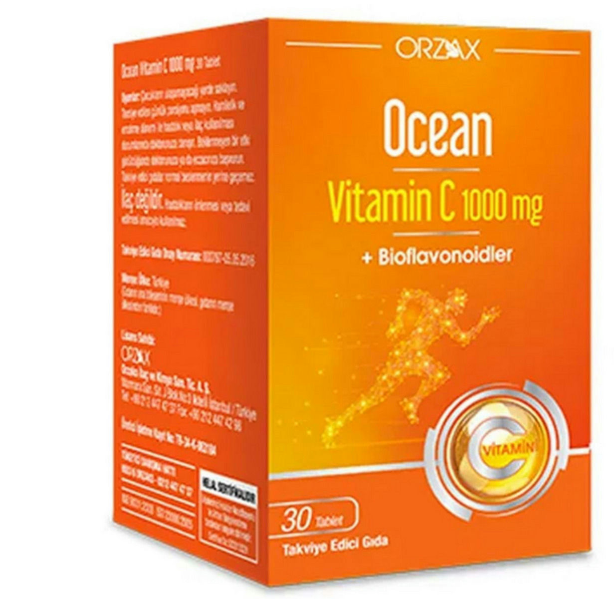 OCEAN VITAMIN C TABLET 1000 mg 30 tablet