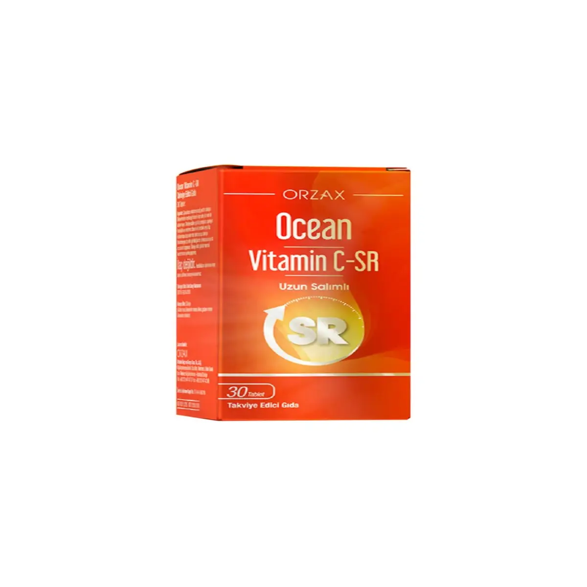 OCEAN VITAMIN C-SR TAKVIYE EDICI GIDA 30 tablet