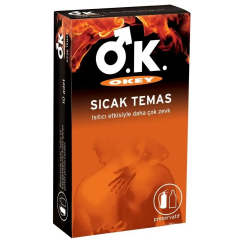 Okey Prezervatif Sıcak Temas 10 Adet