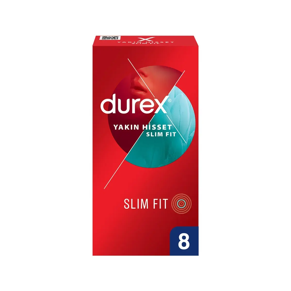 Durex Prezervatif Yakın Hisset Slim Fit 8 Adet