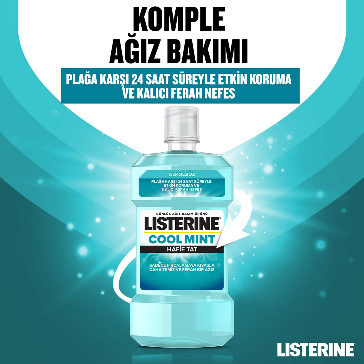 Listerine Cool Mint Hafif Tat 250 ml