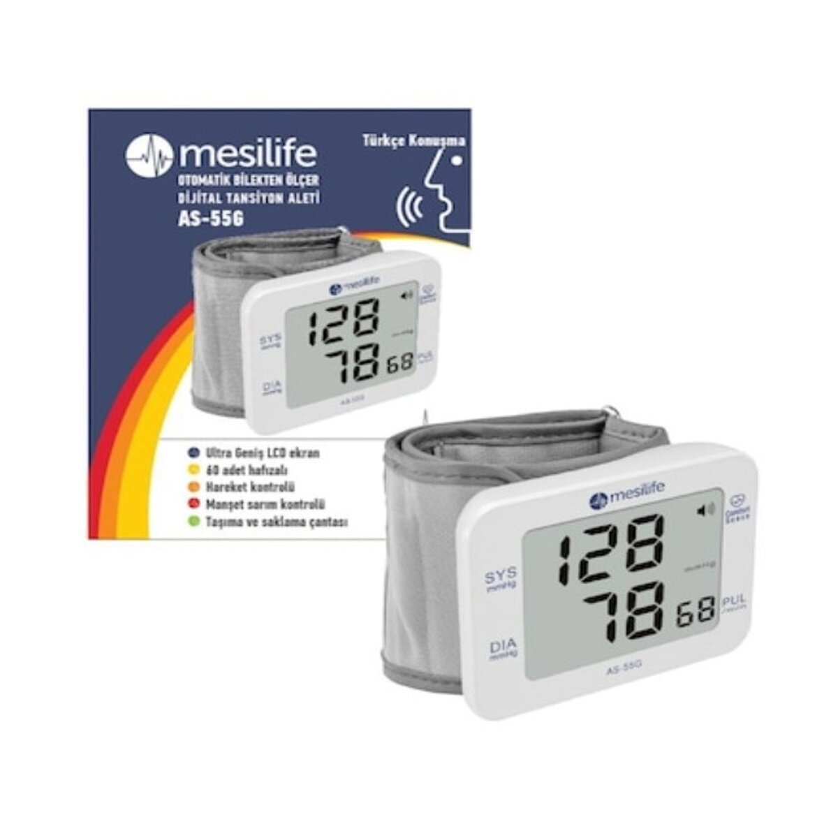 MESİLİFE AS-55A BİLEKTEN TANSİYON ALETİ