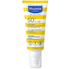 MUSTELA VERY HIGH PROTECTION SUN LOTION - COK YUKSEK KORUMA FAKTORLU GUNES LOSYONU 200 ml tüp