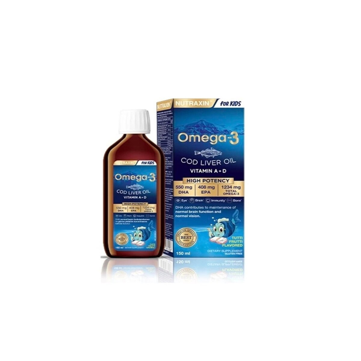 NUTRAXIN OMEGA 3 FOR KIDS 150 ml şişe