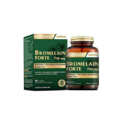 NUTRAXIN BROMELAIN FORTE TAKVIYE EDICI GIDA TABLET 750 mg 60 tablet