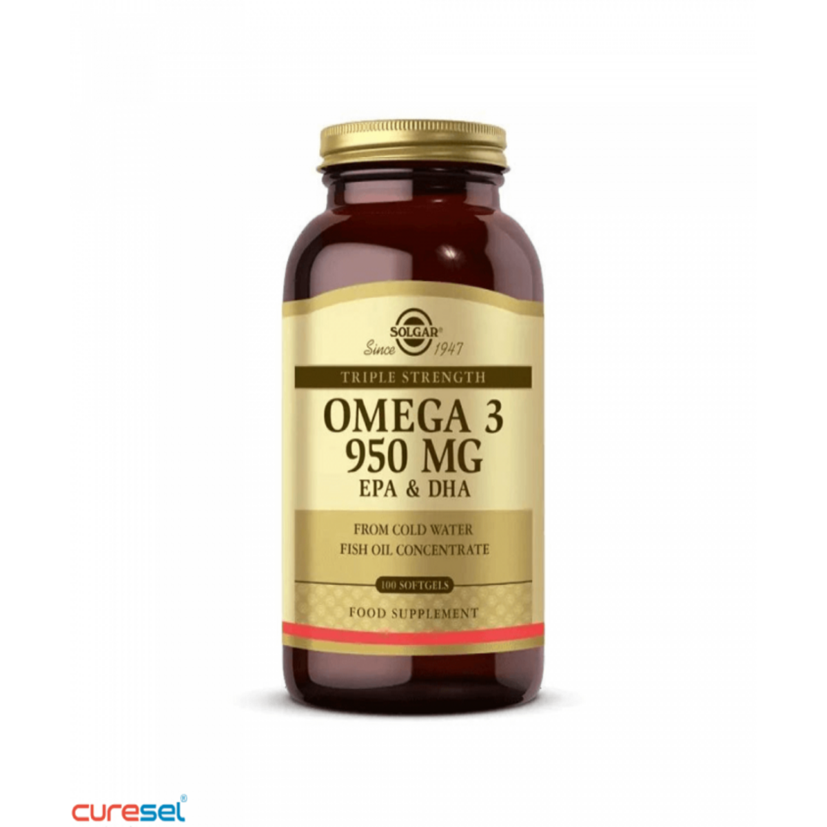 SOLGAR OMEGA-3 KAPSUL 950 mg 100 kapsül