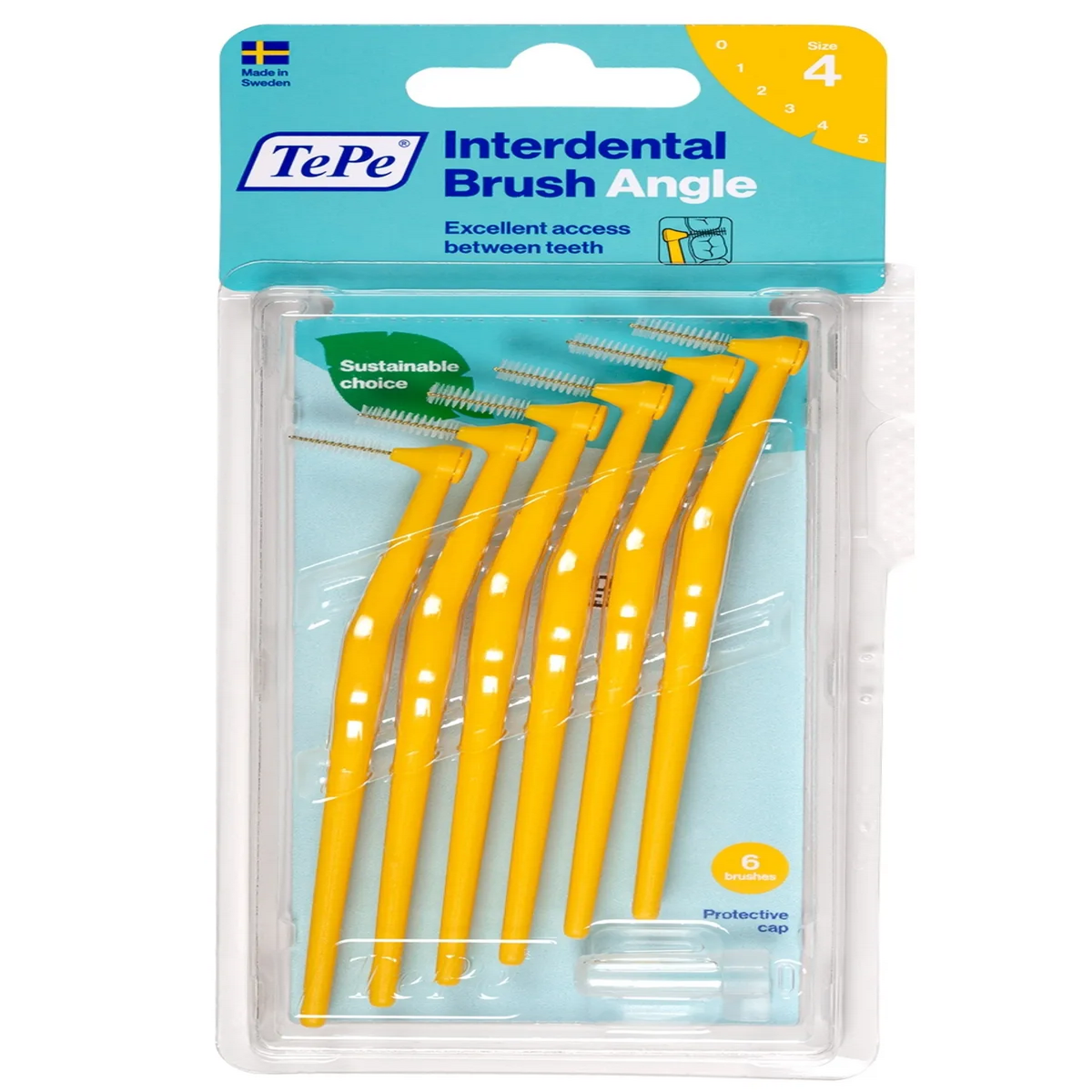 Tepe 6'lı Angel Arayüz Fırçası Sarı 0,7mm