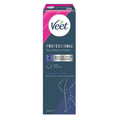 VEET PROFESSIONAL TUM CILT TIPLERI ICIN BACAK&VUCUT BOLGESI ICIN TUY DOKUCU KREM 100 ml tüp