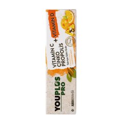 YOUPLUS PRO VITAMIN C, VITAMIN D, CINKO, PROPOLIS ICEREN EFERVESAN TABLET TAKVIYE EDICI GIDA 15 tablet