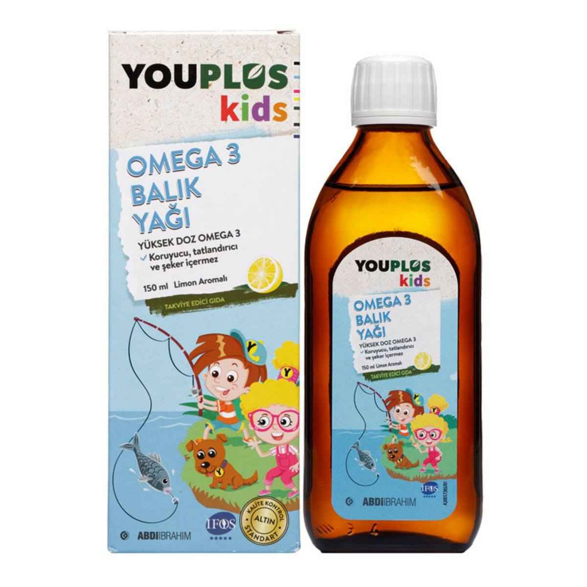 YOUPLUS KIDS OMEGA 3 SURUP 150 ml